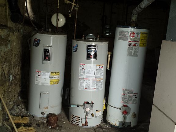 Hot Water Tanks in Basement