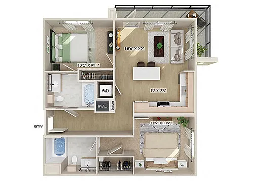 Floor plan B1