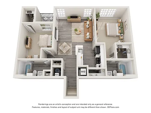 Floor plan The Water Hyacinth Upper with Attached Garage