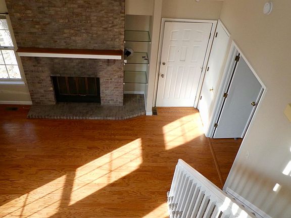office view to family room; the loft is now walled in with no railing for a private office/tv room