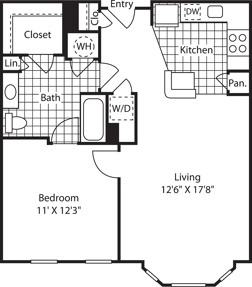 Floor plan Hudson (A1)