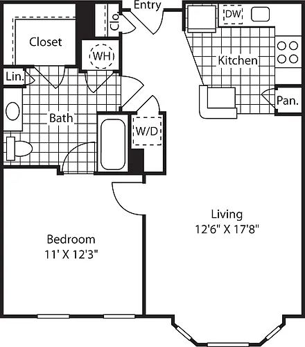 Floor plan Hudson (A1)