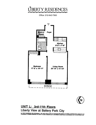 99 Battery Place #8L