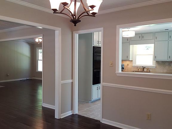 Dining, living, family rooms