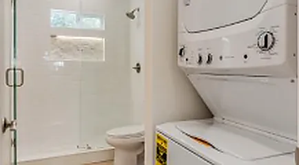 Washer/dryer combo in master bath