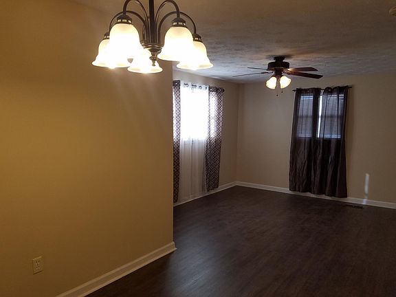 Dining Room with new ceiling fixtures