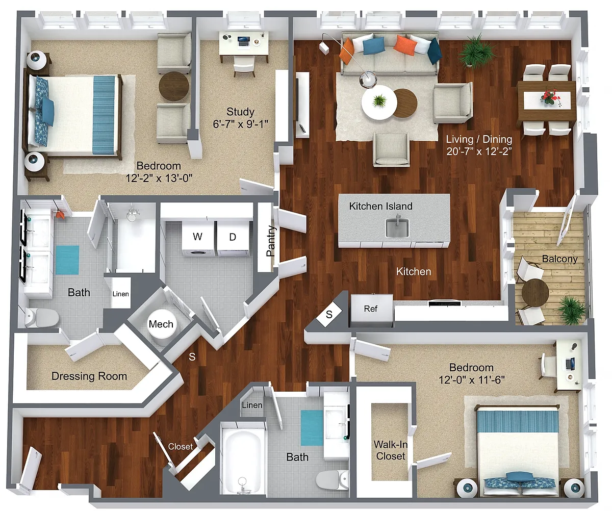 Floor plan Whitford