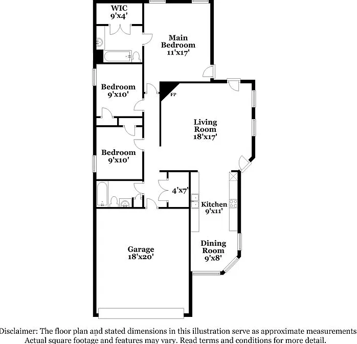 3 bed, 2.0 bath, 1397 sqft, $2,410 — Photo 2