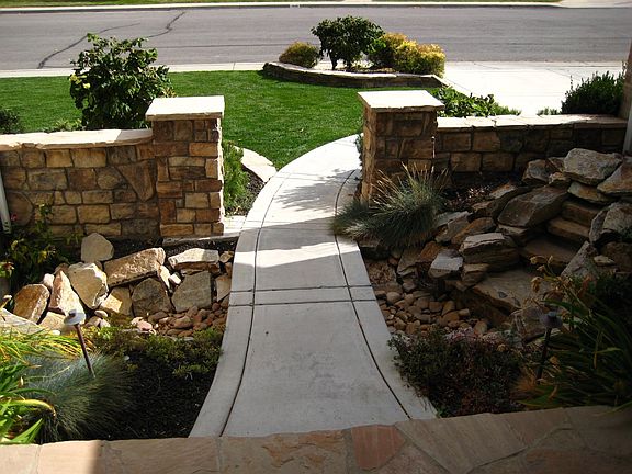 Entry way (waterfall and stream)