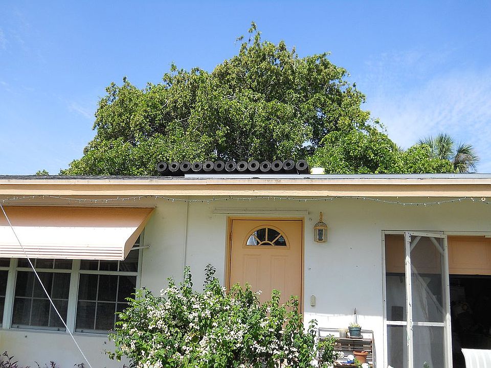 New roof material on roof.