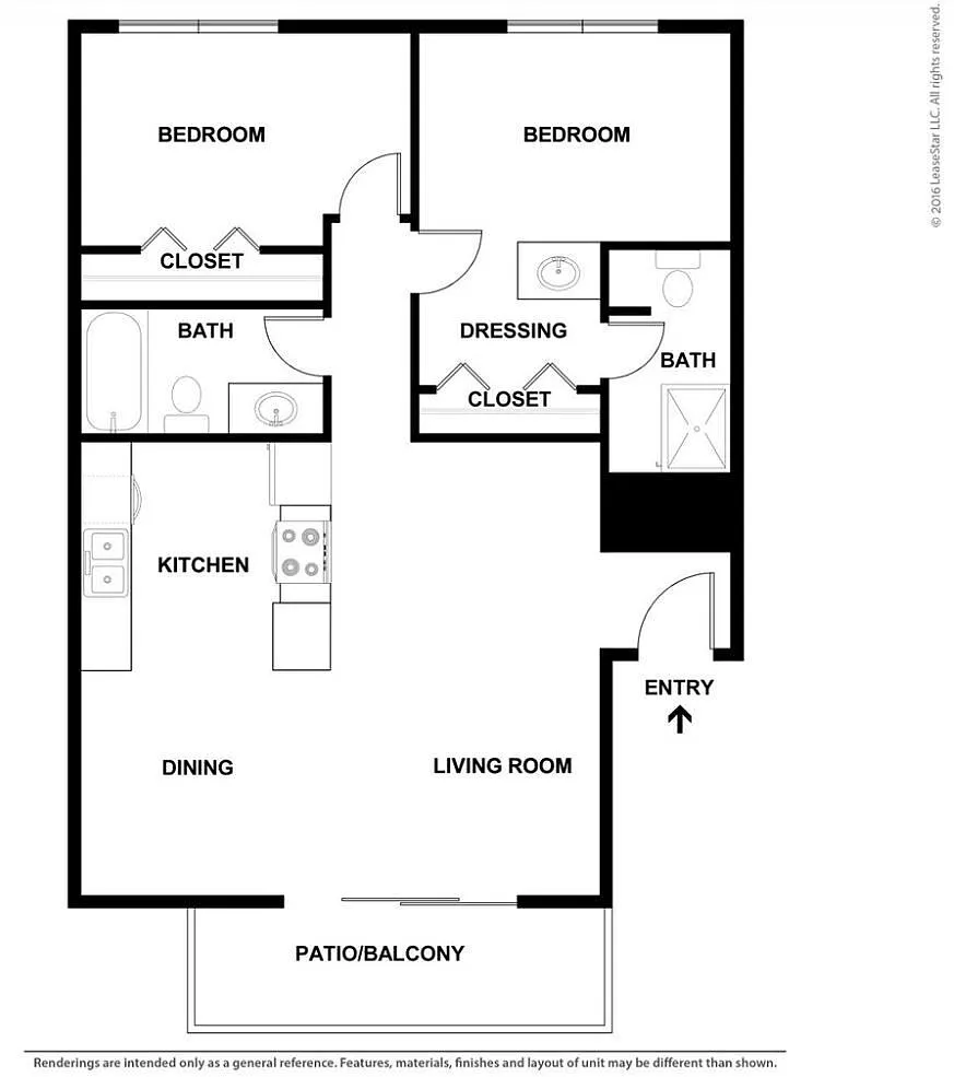 Floor plan 2x2MR