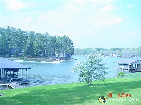 view out the cove from deck