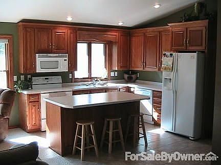 Looking into Kitchen from dining area