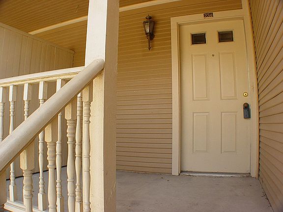 Private front porch.