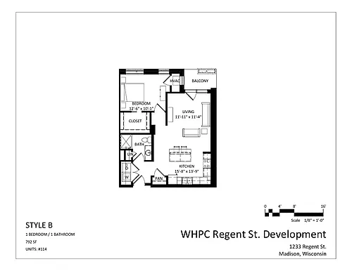 Floor plan Style B