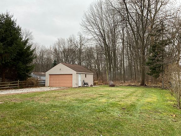 Back yard and garage 