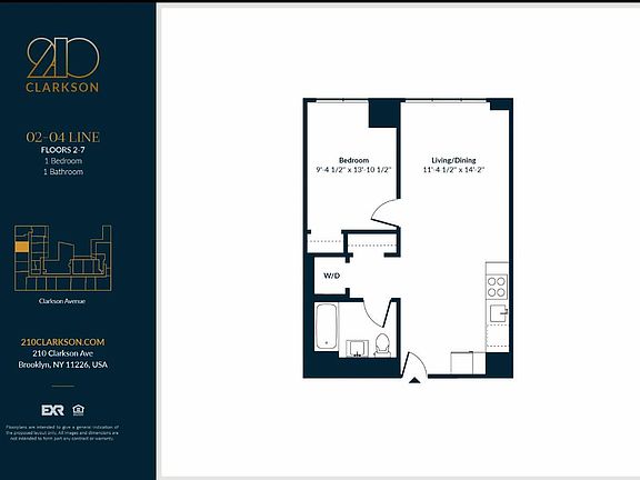 2nd image of 210 Clarkson Ave #702