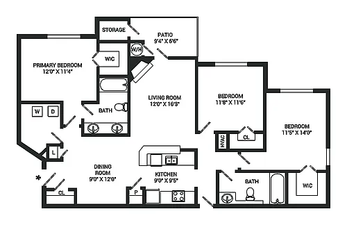 Floor plan Jefferson
