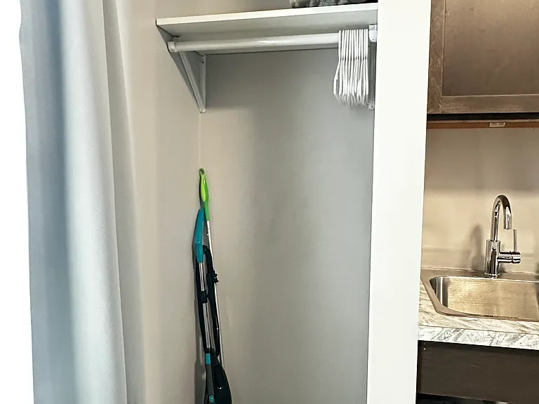 -Vacuum and Swiffer
-Extra Blanket
-Hangers