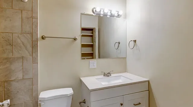 Large Bathroom with Linen Closet Large Bathroom with Linen Closet