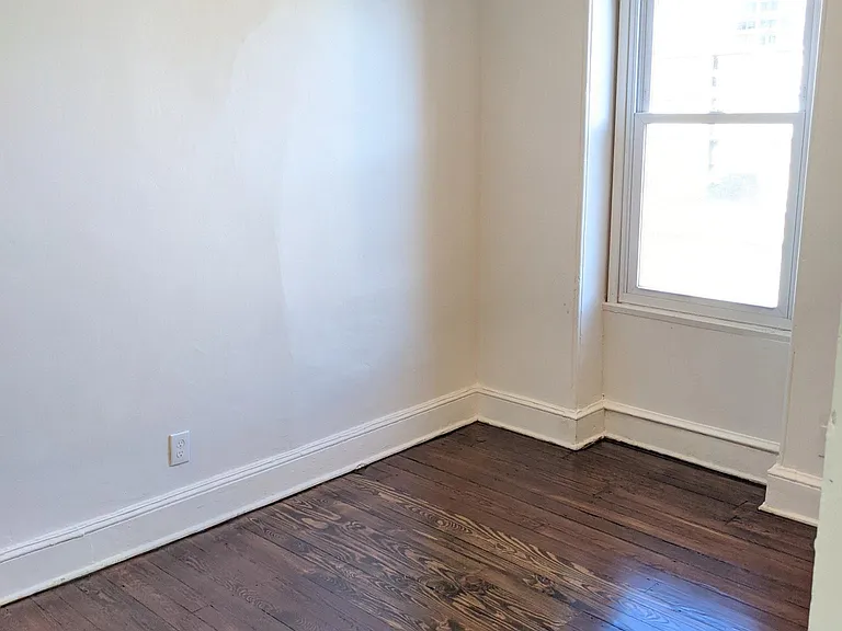 Living room with great light and fully refinished floors