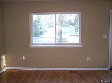 Living room with newer windows