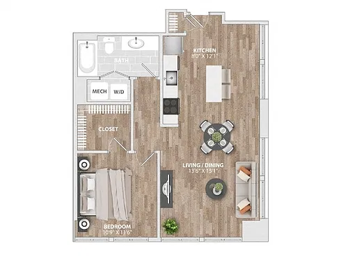 Floor plan A3A