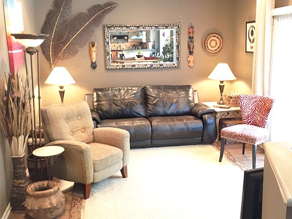 Step-down family room