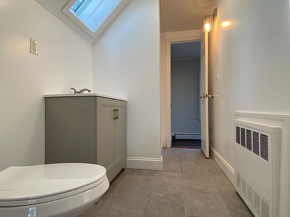 Completely new bathroom with beautiful skylight
