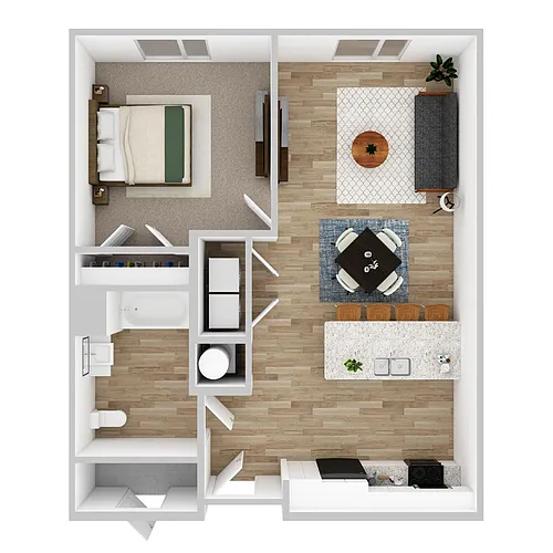 Floor plan 1 Bedroom