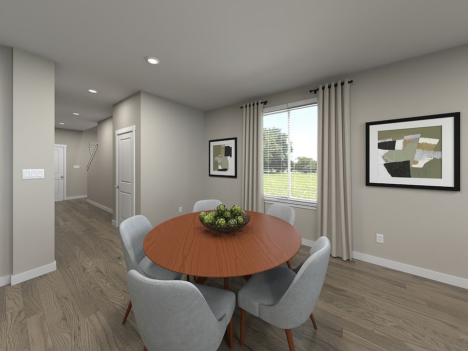 Sunset floorplan interior image rendering at a Meritage Homes Community in Eagle Mountain, UT.