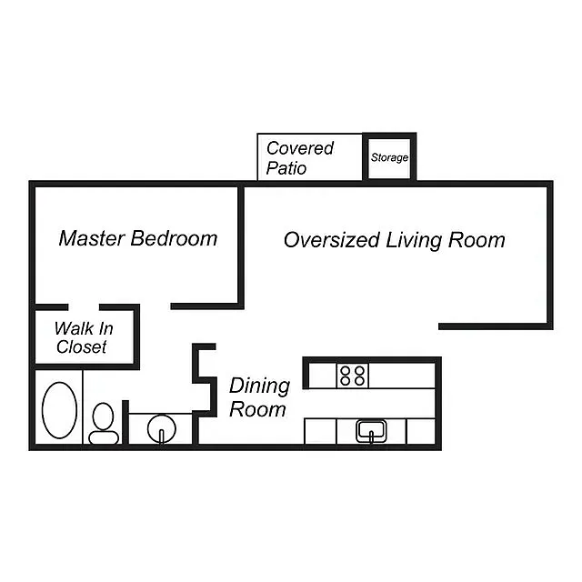Floor plan DPS1X1