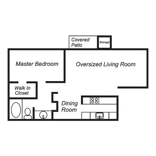 Floor plan DPS1X1