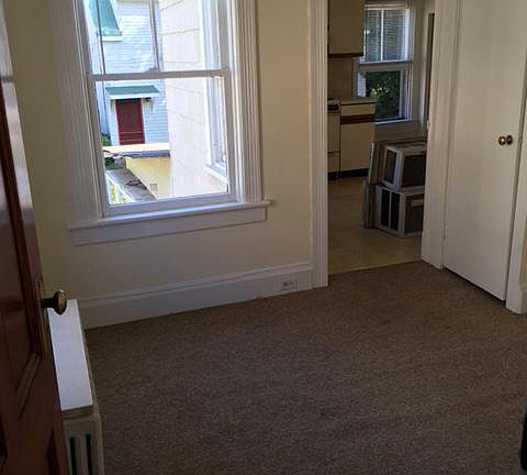 looking into kitchen form dining room or small bedroom