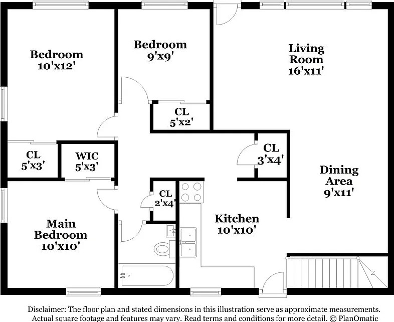 3 bed, 1.0 bath, 1262 sqft, $1,700 — Photo 2
