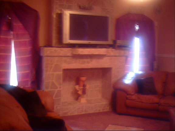 One of 2 cozy family rooms.