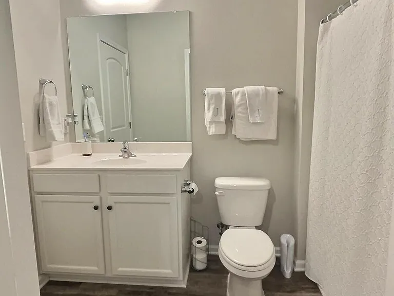 Enter from bedroom or hallway