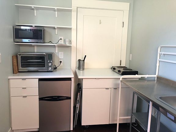 Small, efficient kitchen.