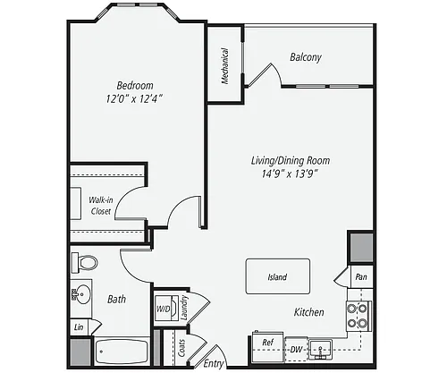 Floor plan A6-BJ-818