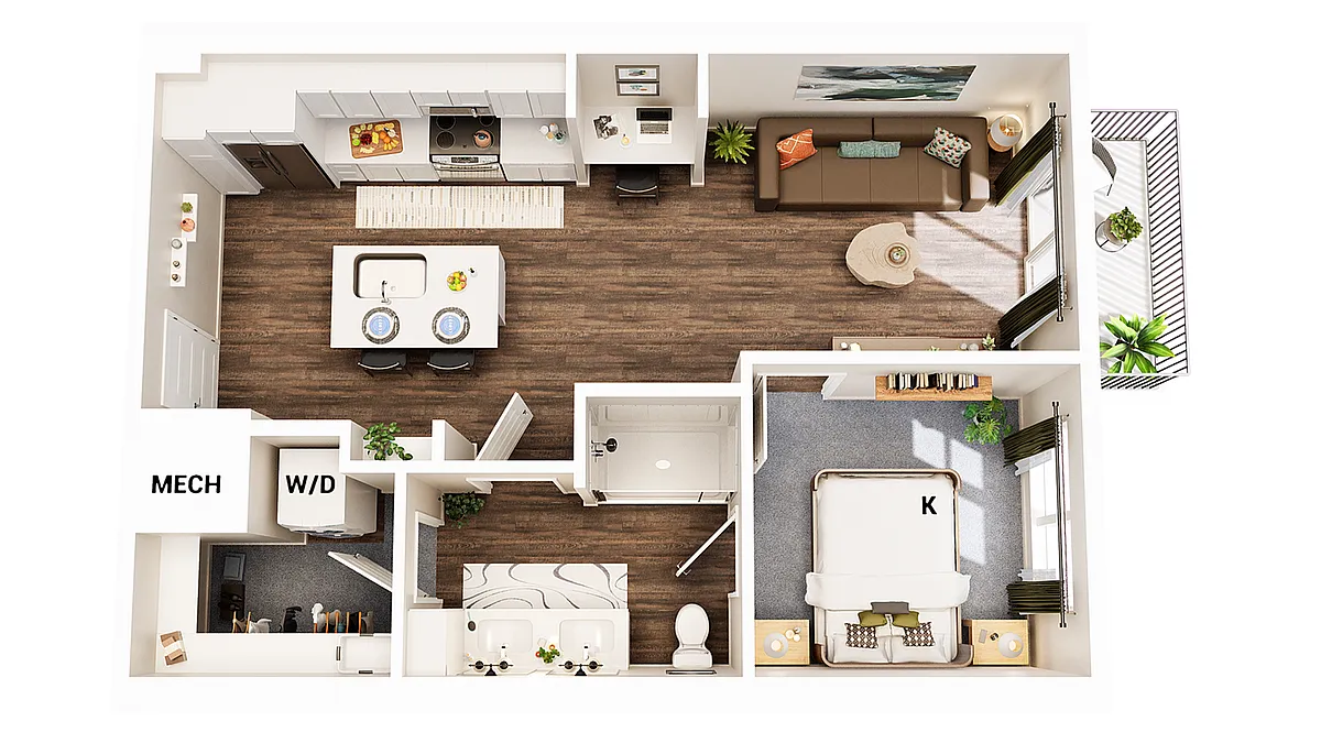 Floor plan A2B