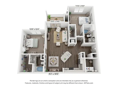 Floor plan B2