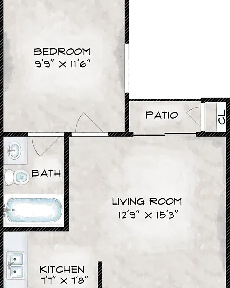 1bed 1 bath 1bed 1 bath