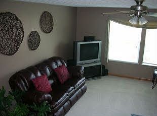 Big windows in living area