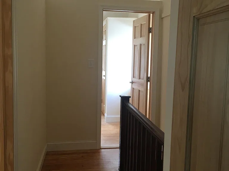 638 Church Road hallway. 2nd floor. Refinished hardwood flo