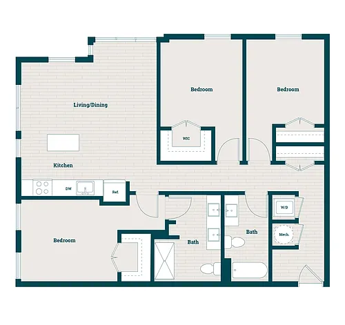 Floor plan C1B
