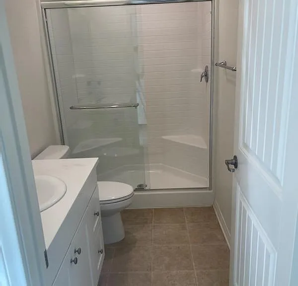 Bathroom with walk in shower
