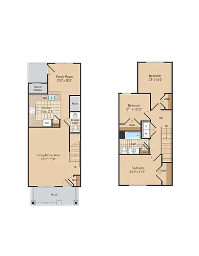 Floor plan 3 Bedroom