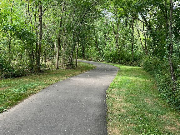 Walking trails along the Neshaminy Creek directly behind the condo