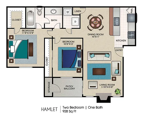 Floor plan Hamlet