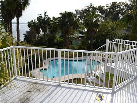 Rear deck pool & Crecent Lake